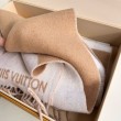 Sciarpa doppia grafica LV M79098 Beige
