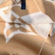 Sciarpa doppia grafica LV M79098 Beige