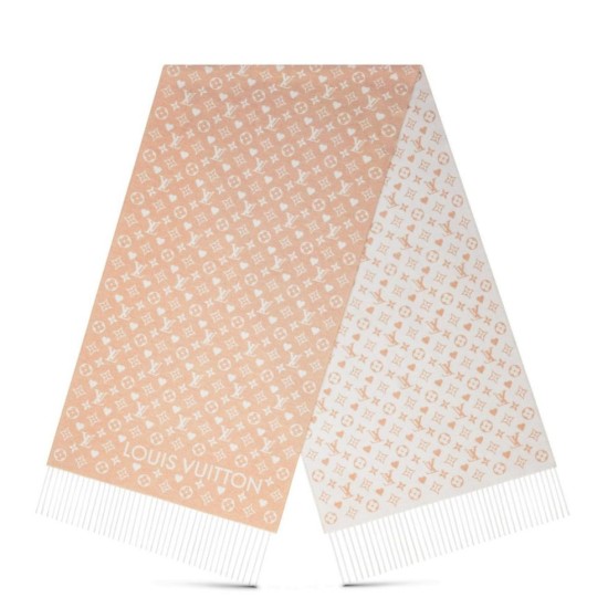 Sciarpa LV Game On Double-Face in cashmere LV M76900 Beige