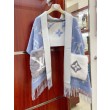 Sciarpe LV Cold Reykjavik Cashmere LV M76342 Blu