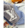 Sciarpe LV Cold Reykjavik Cashmere LV M76342 Blu