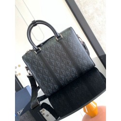 Valigetta Dior Lingot CD Diamond Tela Nera