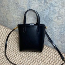 Imitazione Borsa tote YSL Saint Laurent mini Toy Shopping Nera Replica qualità specchio Replica Perfette Imitazione Borsa tote YSL Saint Laurent mini Toy Shopping Nera imitazioni