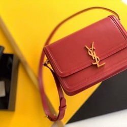 Replica Perfette Borsa media YSL Saint Laurent Solferino Rossa imitazioni