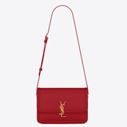 Replica Perfette Borsa media YSL Saint Laurent Solferino Rossa imitazioni