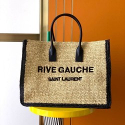 Imitazioni borse griffate tote YSL Saint Laurent Rive Gauche Rafia beige e Replica qualità specchio Replica Perfette Imitazioni borse griffate tote YSL Saint Laurent Rive Gauche Rafia beige e imitazioni