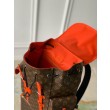 Zaino LV Christopher MM Zaino LV Uomo M46814 Monogram Macassar Orange