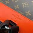 Zaino LV Christopher MM Zaino LV Uomo M46814 Monogram Macassar Orange