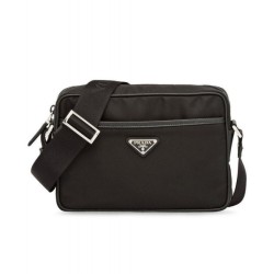 Borsa a tracolla Prada in nylon 2VH048 nera imitazioni perfette