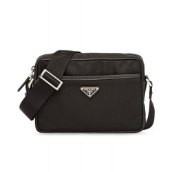 Borsa a tracolla Prada in nylon 2VH048 nera