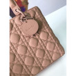 Borsa Christian Dior Lady Dior Ultra-Matte Borse Albicocca Borsa Christian Dior Lady Dior Ultra-Matte Borse Albicocca