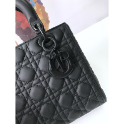 Borse Replica Christian Dior Lady Dior Ultra-Matte Nero