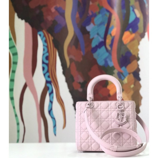 Imitazioni borse griffate Christian Dior Lady Dior Ultra-Matte Pink Imitazioni borse griffate Christian Dior Lady Dior Ultra-Matte Pink