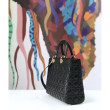 Borse Replica tote grande Christian Dior Supple Lady Dior M0584 oro nero Borse Replica tote grande Christian Dior Supple Lady Dior M0584 oro nero