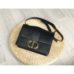Imitazione Christian Dior 30 Montaigne Flap Borsa Nero imitazioni perfette