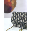 Christian Dior Oblique Saddle Woc Chain Bag M5620 Nero
