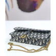 Christian Dior Oblique Saddle Woc Chain Bag M5620 Nero