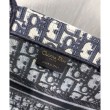 Imitazione Borsa Replica 1:1 tote piccola Christian Dior blu scuro