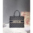 Imitazione Borsa Replica 1:1 tote piccola Christian Dior blu scuro