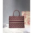 Imitazione Borsa tote piccola Christian Dior rossa