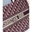 Imitazione Borsa tote piccola Christian Dior rossa