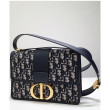 Imitazione Christian Dior 30 Montaigne Flap Borse Replica Blu scuro Imitazione Christian Dior 30 Montaigne Flap Borse Replica Blu scuro