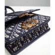 Imitazione Christian Dior 30 Montaigne Flap Borse Replica Blu scuro Imitazione Christian Dior 30 Montaigne Flap Borse Replica Blu scuro