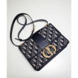 Imitazione Christian Dior 30 Montaigne Flap Borse Replica Blu scuro Imitazione Christian Dior 30 Montaigne Flap Borse Replica Blu scuro
