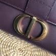Imitazione Christian Dior 30 Montaigne Flap Borsa Malva Imitazione Christian Dior 30 Montaigne Flap Borsa Malva