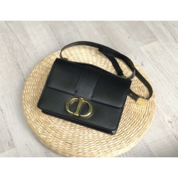 Imitazione Christian Dior 30 Montaigne Flap Borsa Nero
