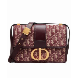 Imitazione Christian Dior 30 Montaigne Flap Borsa Rosso