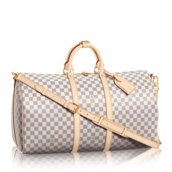 Keepall Bandoulière 55 Damier Azur N41429