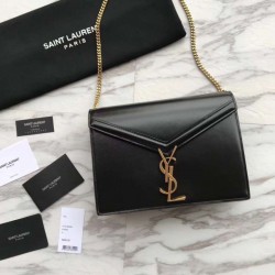 Replica Alta Qualità YSL Saint Laurent Medium Cassandra Monogram Envelope Borse Nero