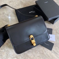 Borsa Monogram Satchel Satchel YSL Saint Laurent Nera