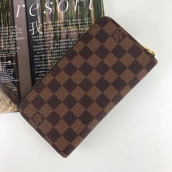 Pari all'originale replica Portafoglio Zippy Damier Ebene Canvas N60046 Dupe Perfetta Cloni Firmate Pari all'originale replica Portafoglio Zippy Damier Ebene Canvas N60046 imitazioni