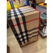 Burberry classico grande scialle in cashmere a quadri 60 x 180 marrone