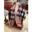 Burberry classico grande scialle in cashmere a quadri 60 x 180 marrone