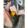 Pari all'originale replica Burberry scialle classico in cashmere con motivo check grande 60 x 180 rosa