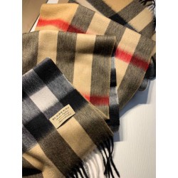 Qualità superiore replica Burberry scialle classico in cashmere con motivo check medio 40 x 180