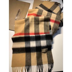 Qualità superiore replica Burberry scialle classico in cashmere con motivo check medio 40 x 180