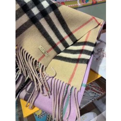 Qualità superiore replica Burberry Scialle in cashmere con motivo check classico 30 x 250