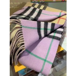 Qualità superiore replica Burberry Scialle in cashmere con motivo check classico 30 x 250
