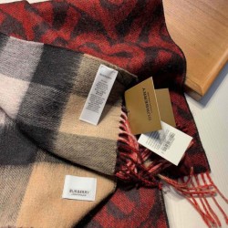 Dupe Scialle in lana cashmere double face Burberry 30 x 180 imitazioni perfette Replica Scialle in lana cashmere double face Burberry 30 x 180 Griffate