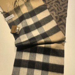 Replica Qualità superiore replica Scialle in lana cashmere double face Burberry 30 x 180 Griffate
