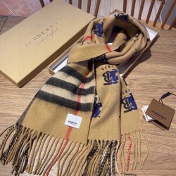 Dupe Scialle Burberry in lana e cashmere con motivo check double-face e logo 30 x 180 marrone imitazioni perfette Replica Scialle Burberry in lana e cashmere con motivo check double-face e logo 30 x 180 marrone Griffate