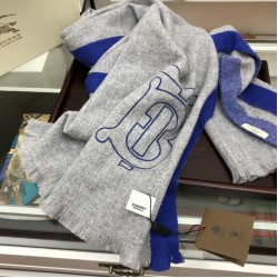 Replica Pari all'originale replica Scialle Burberry BT Cashmere 50 x 185 Griffate