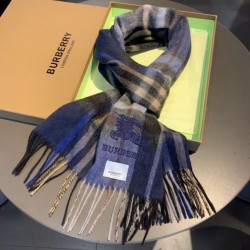Replica Qualità superiore replica Scialle Burberry misto cashmere e lana 32 x 200 Griffate