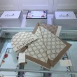 Qualità superiore replica Classic Cashmere Jacquard sciarpa e cappello fronte / bianco