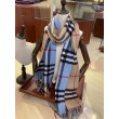Dettagli perfetti Burberry Scialle in cashmere con motivo check classico 30 x 250