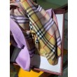 Dettagli perfetti Scialle Burberry Cashmere Seta Vintage Check 70 x 220